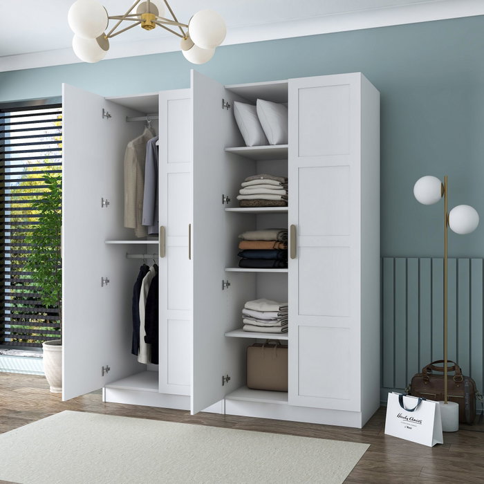 Hanah Home Armario Blanco BA194 - 4574